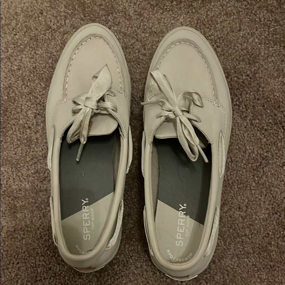 Sperry Women's Cream Boat Shoes